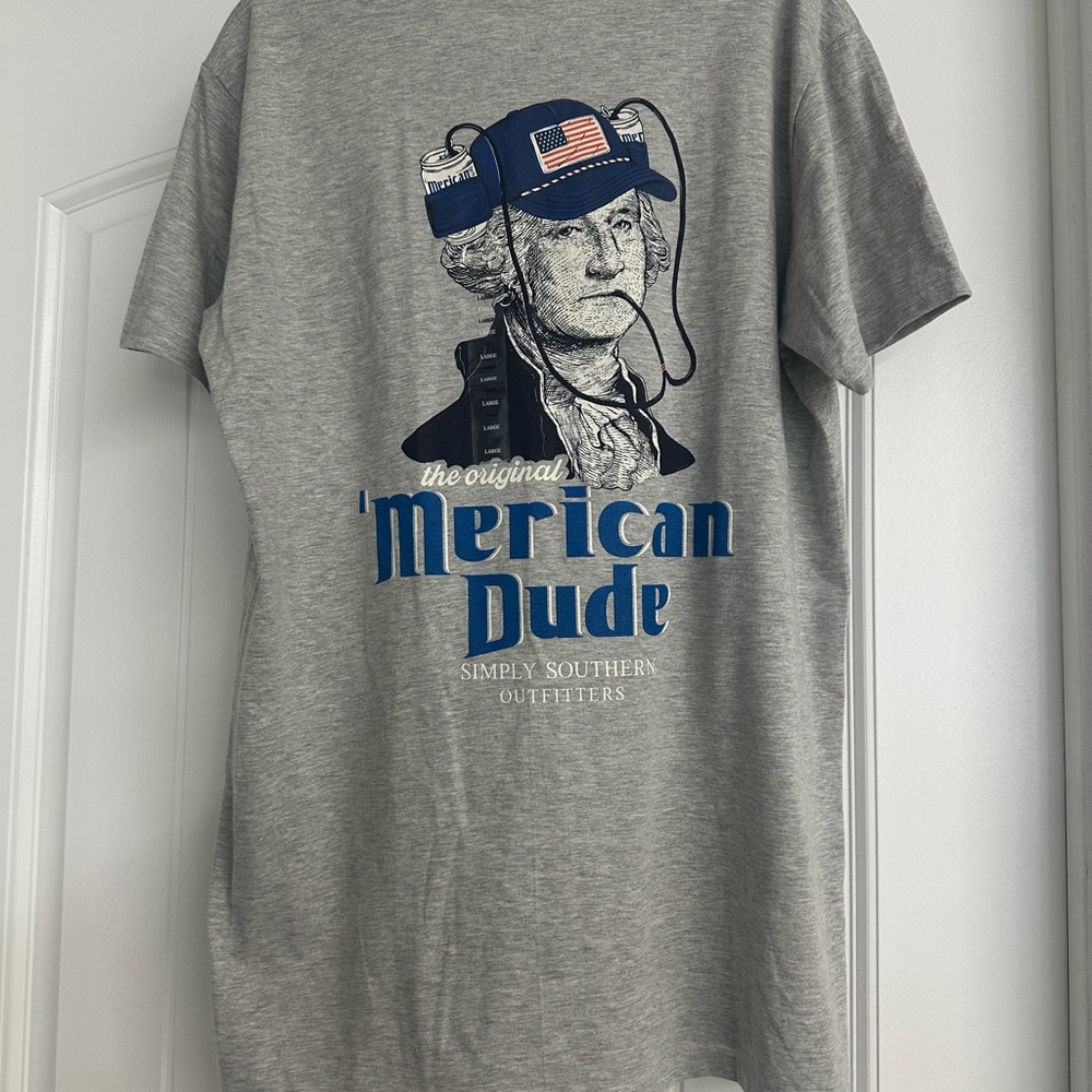 Simply Southern George Washington, American, Dude Size Large
